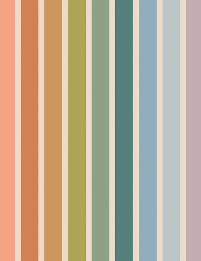 Art Gallery Fabrics 'Slow Summer' Cotton Canvas: 'Summer Stripe'