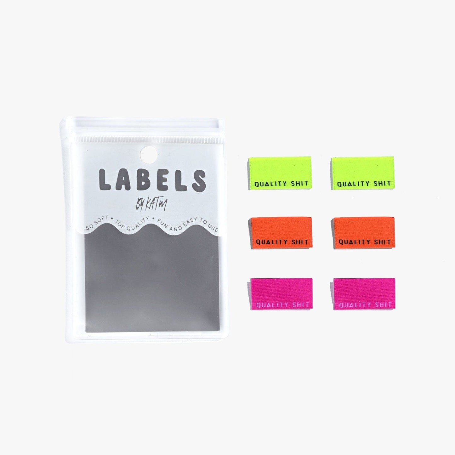 Kylie and the Machine Sewing Labels: 'Quality Shit'