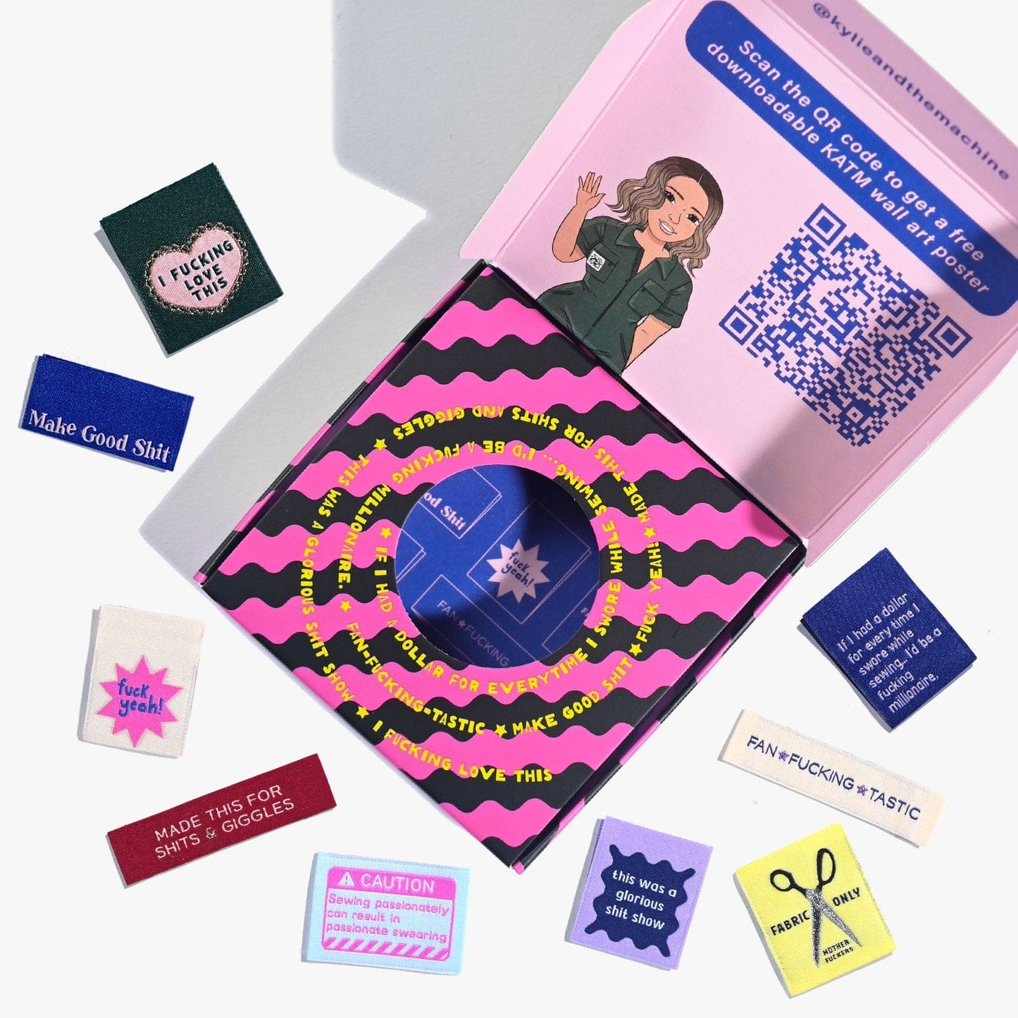 Kylie and the Machine Sewing Labels: 'The Sweary Sewist 4'