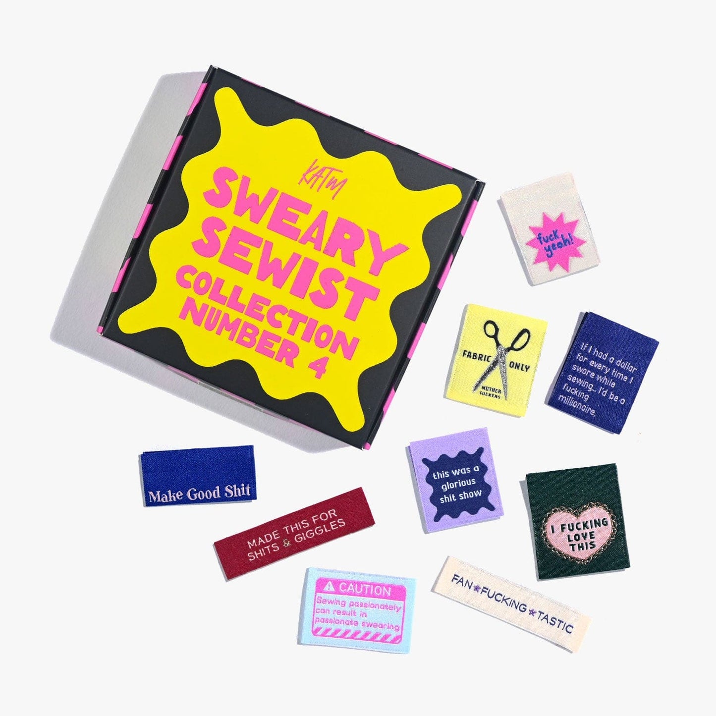 Kylie and the Machine Sewing Labels: 'The Sweary Sewist 4'