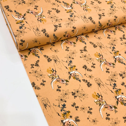 Art Gallery Fabrics Cotton Flannel 'Artifact' in Terra