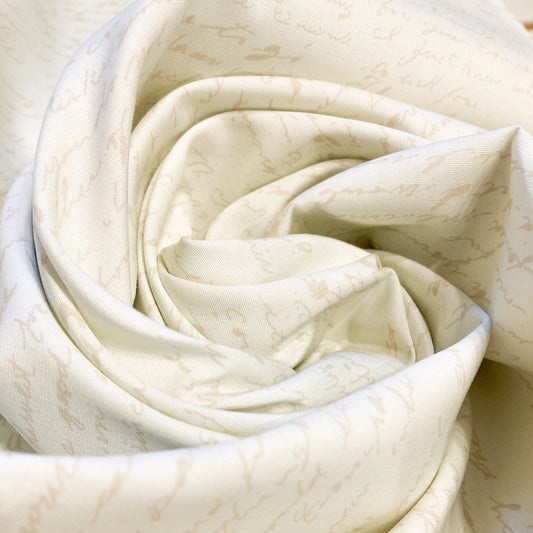 Art Gallery Fabrics 'Juniper': Fine Cotton 'Correspondence'