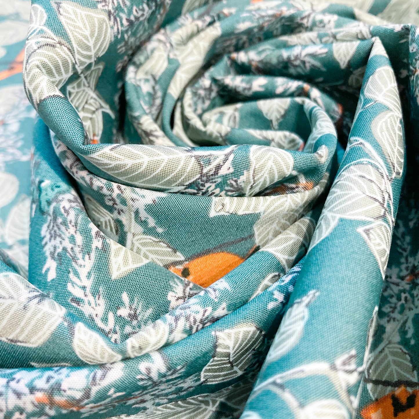 Art Gallery Fabrics 'Juniper': Fine Cotton 'Juniper Grove' in Evergreen