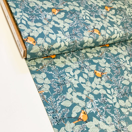 Art Gallery Fabrics 'Juniper': Fine Cotton 'Juniper Grove' in Evergreen