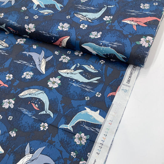 Art Gallery Fabrics Fine Cotton 'Underwater Enchant Lunar'