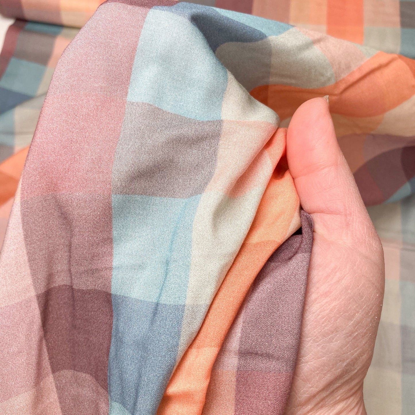 Art Gallery Fabrics 'Slow Summer' Fine Rayon 'Color Blocks Haze'