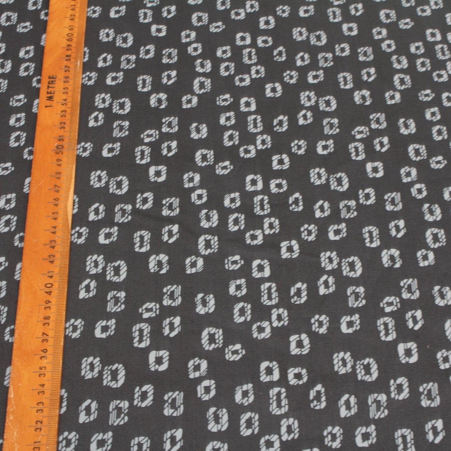 Art Gallery Fabrics - Fine Cotton - Duality Fusion 'Woodblock Black'