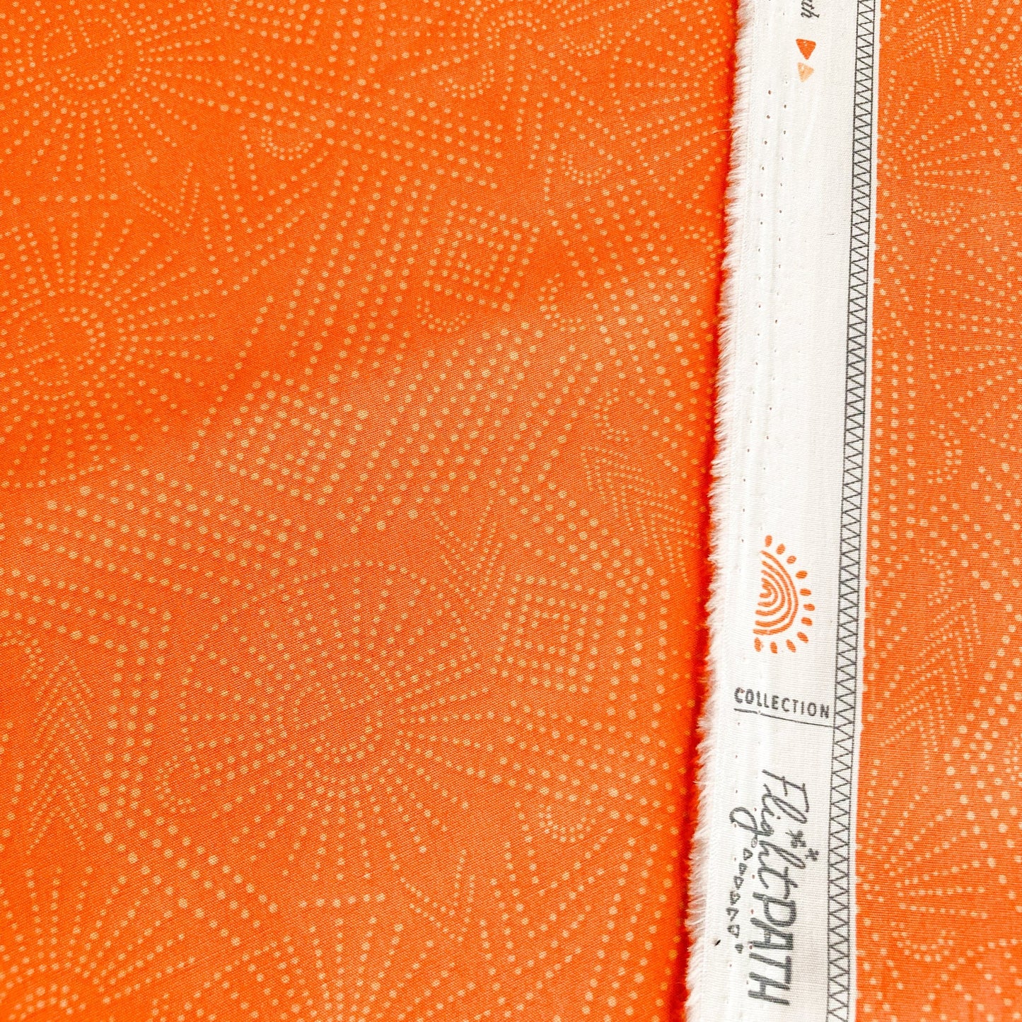 Art Gallery Fabrics 'Flight Path' Fine Cotton - 'Your Path' in Coral