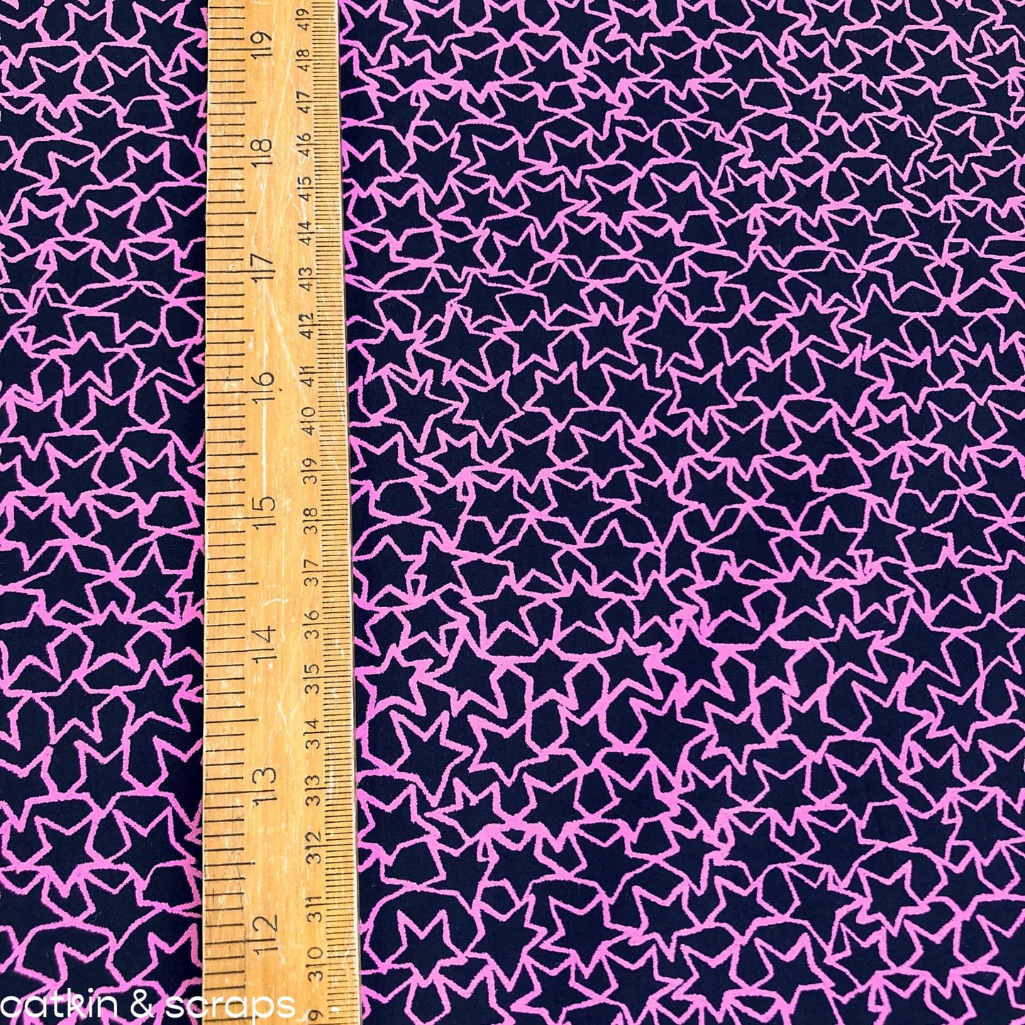 Designer Deadstock: Cotton Shirting with Star Print