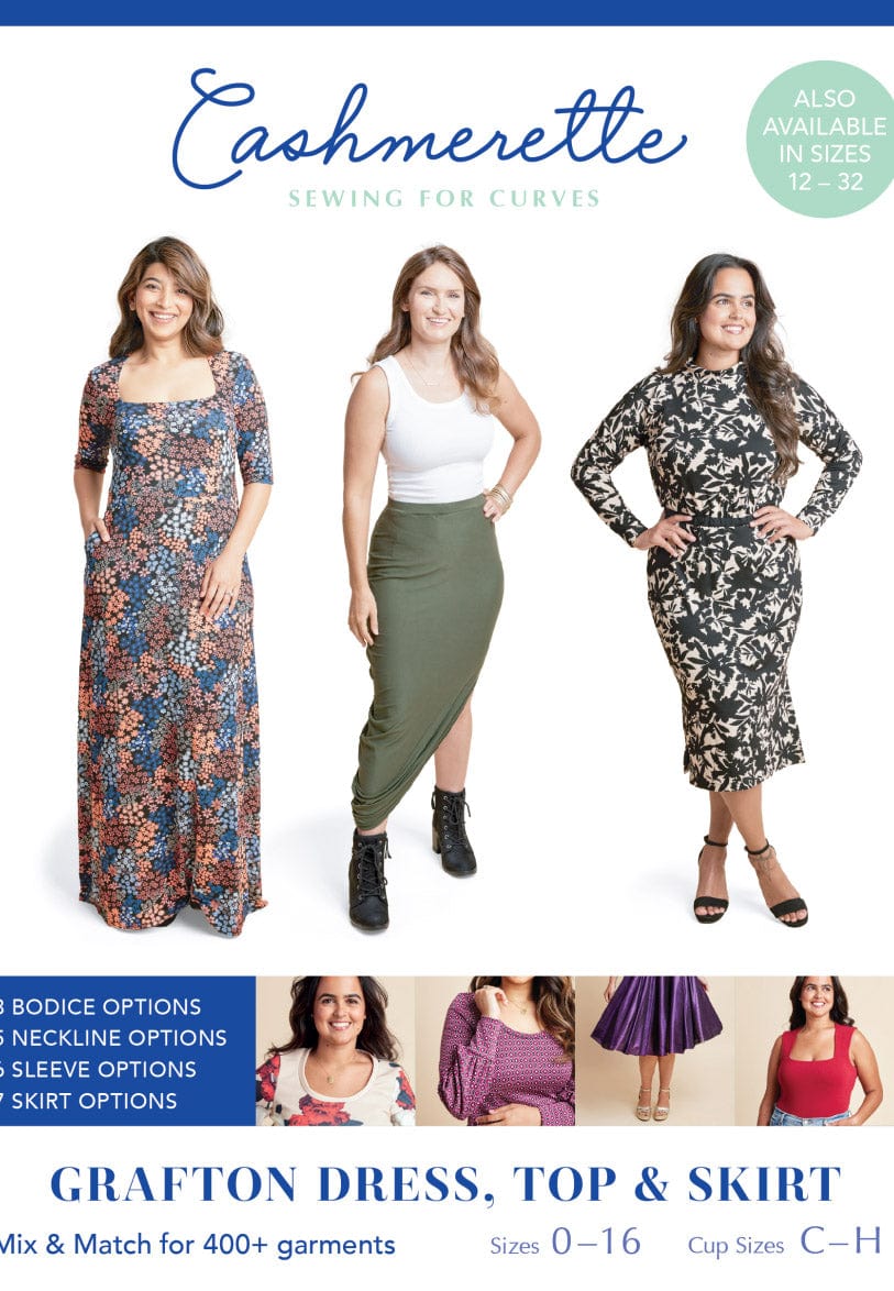 Cashmerette: Grafton Dress, Top & Skirt Mix & Match Pack