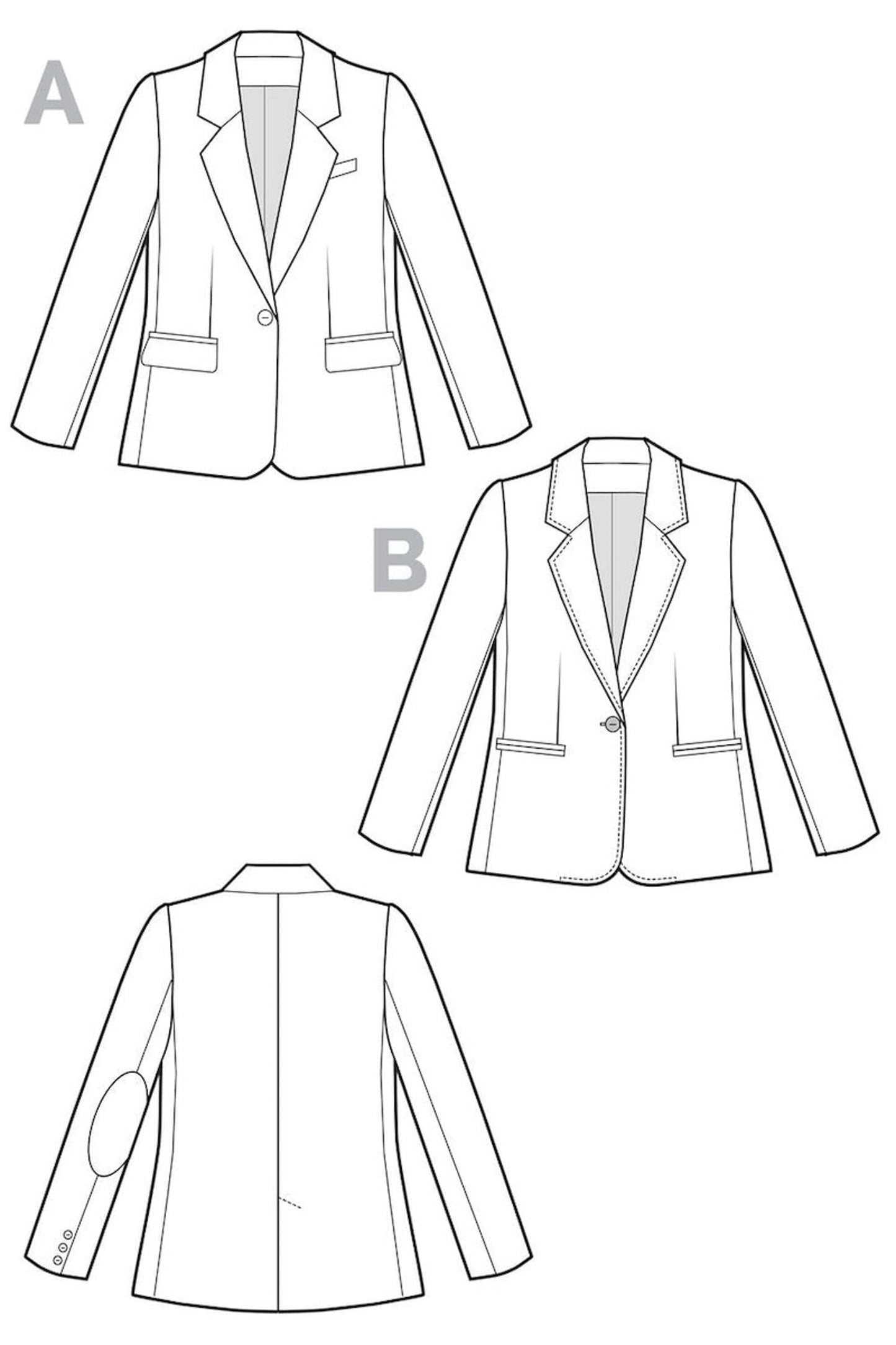 Closet Core Patterns: Jasika Blazer