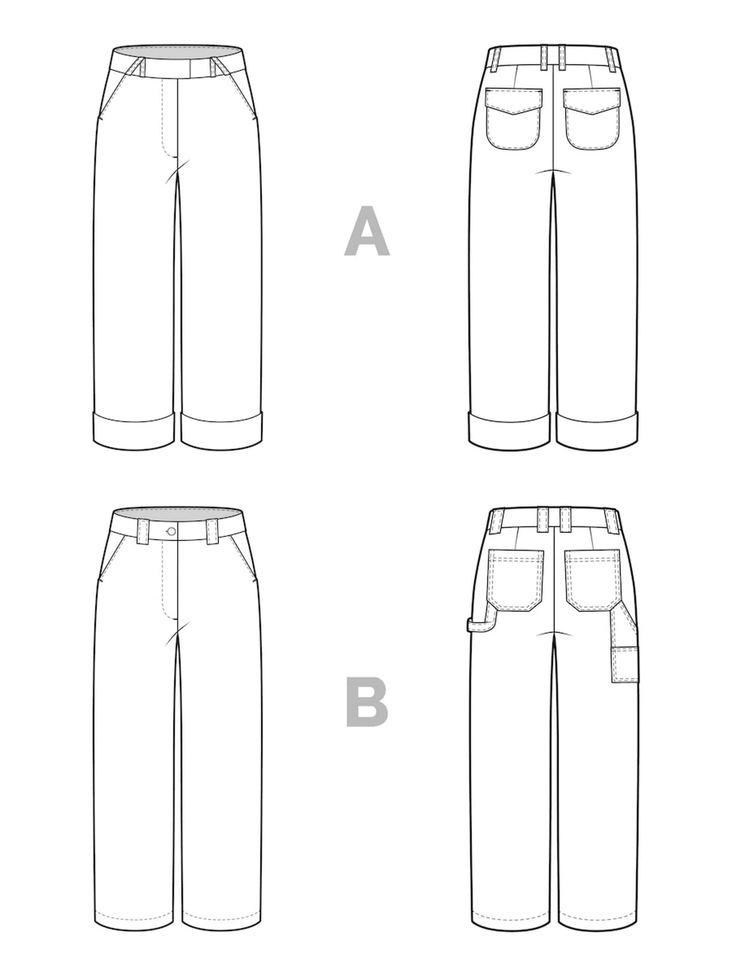 Closet Core Patterns: Rika Pants