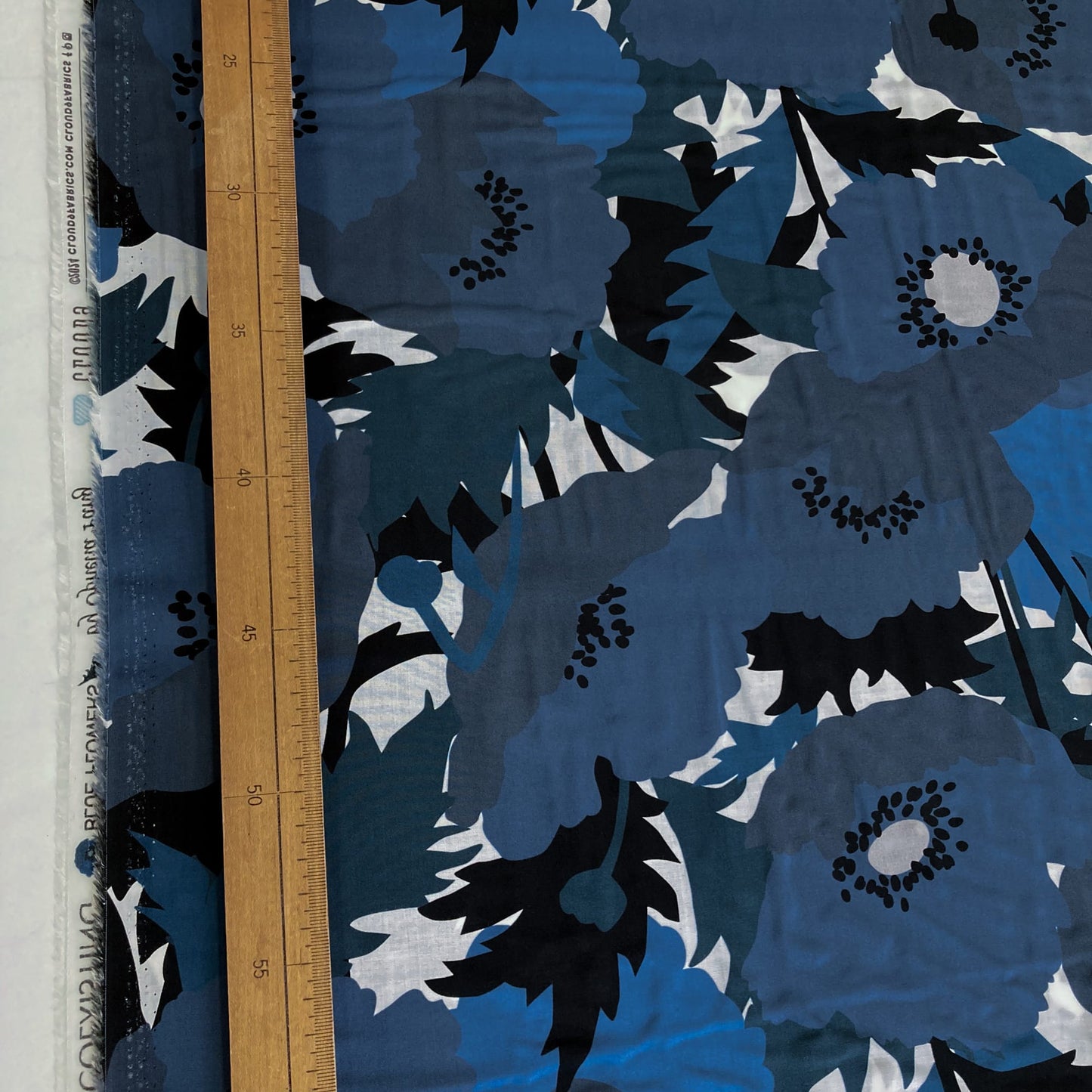 Cloud 9 'Co-Existing' Fine Rayon 'Blue Flowers'