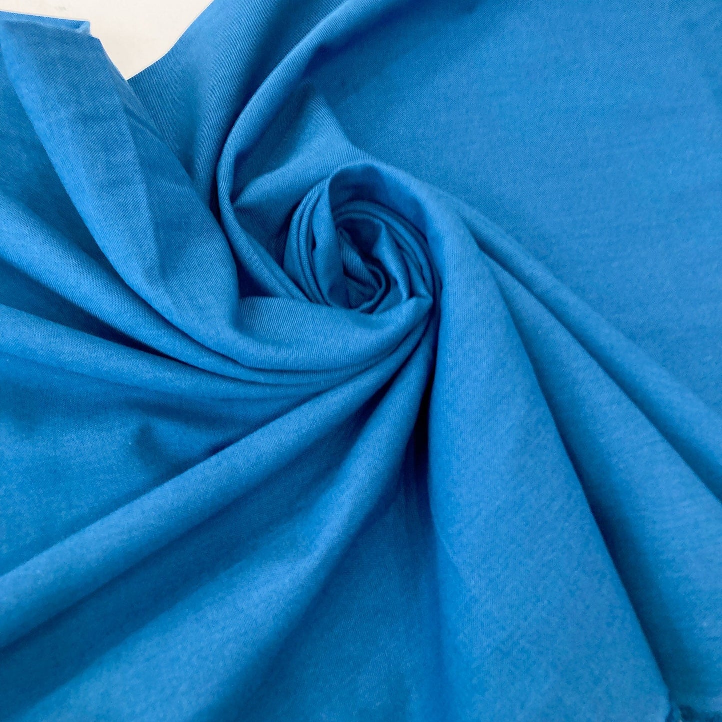 Cloud 9 Cirrus Solids: Organic Cotton Yarn-Dyed Crossweave in 'Lagoon'
