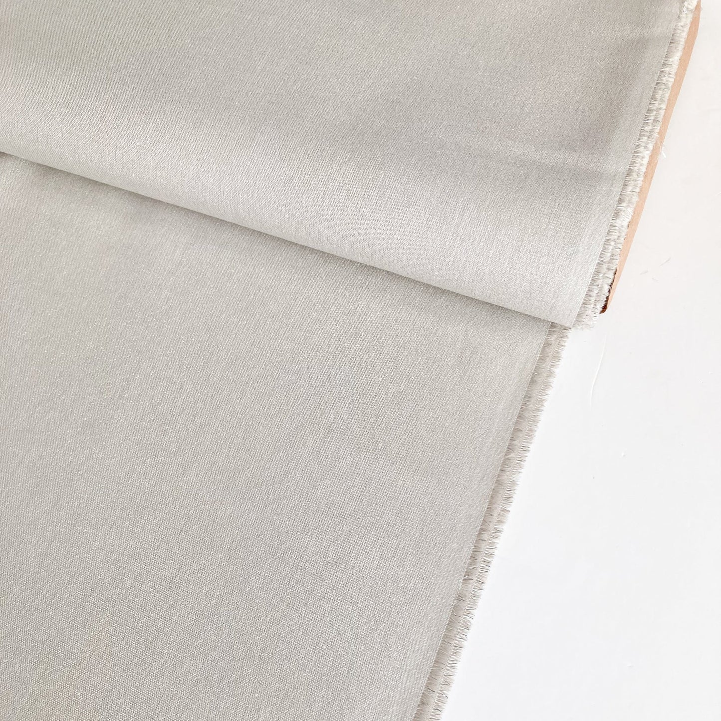 Cloud 9 Organic Cotton and Metallic 'Glimmer Solid' in Silver