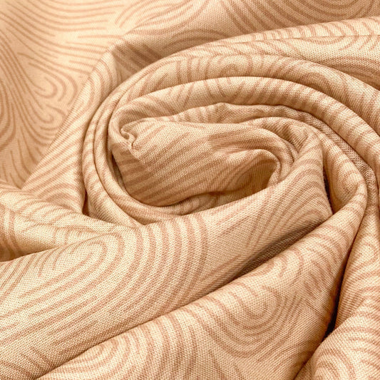 Cloud 9 Organic 'Naturally Wild' Cotton Quiltback 'Spring Breeeze' in Natural