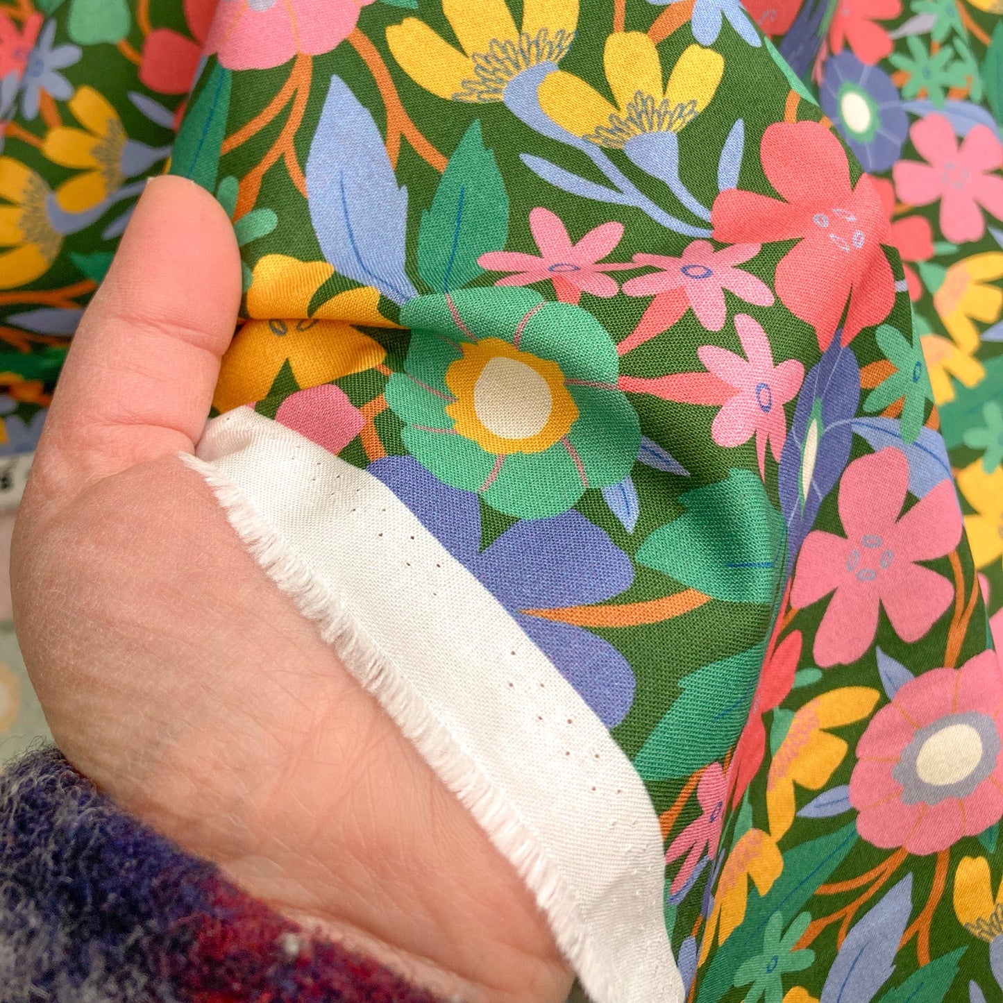 Cloud 9 Organic 'Life of Plants' Quilting Cotton 'Meadow'