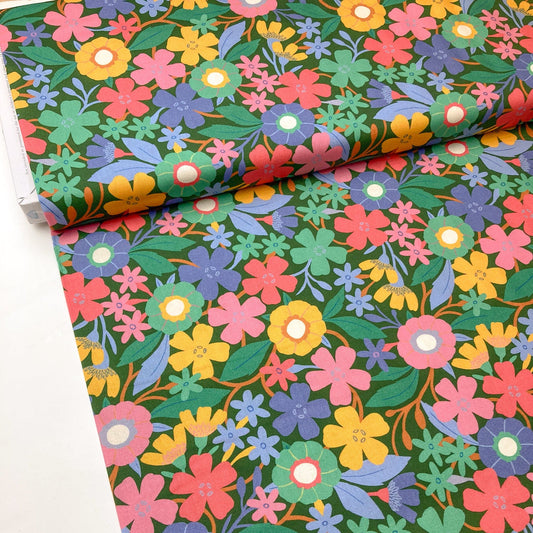 Cloud 9 Organic 'Life of Plants' Quilting Cotton 'Meadow'