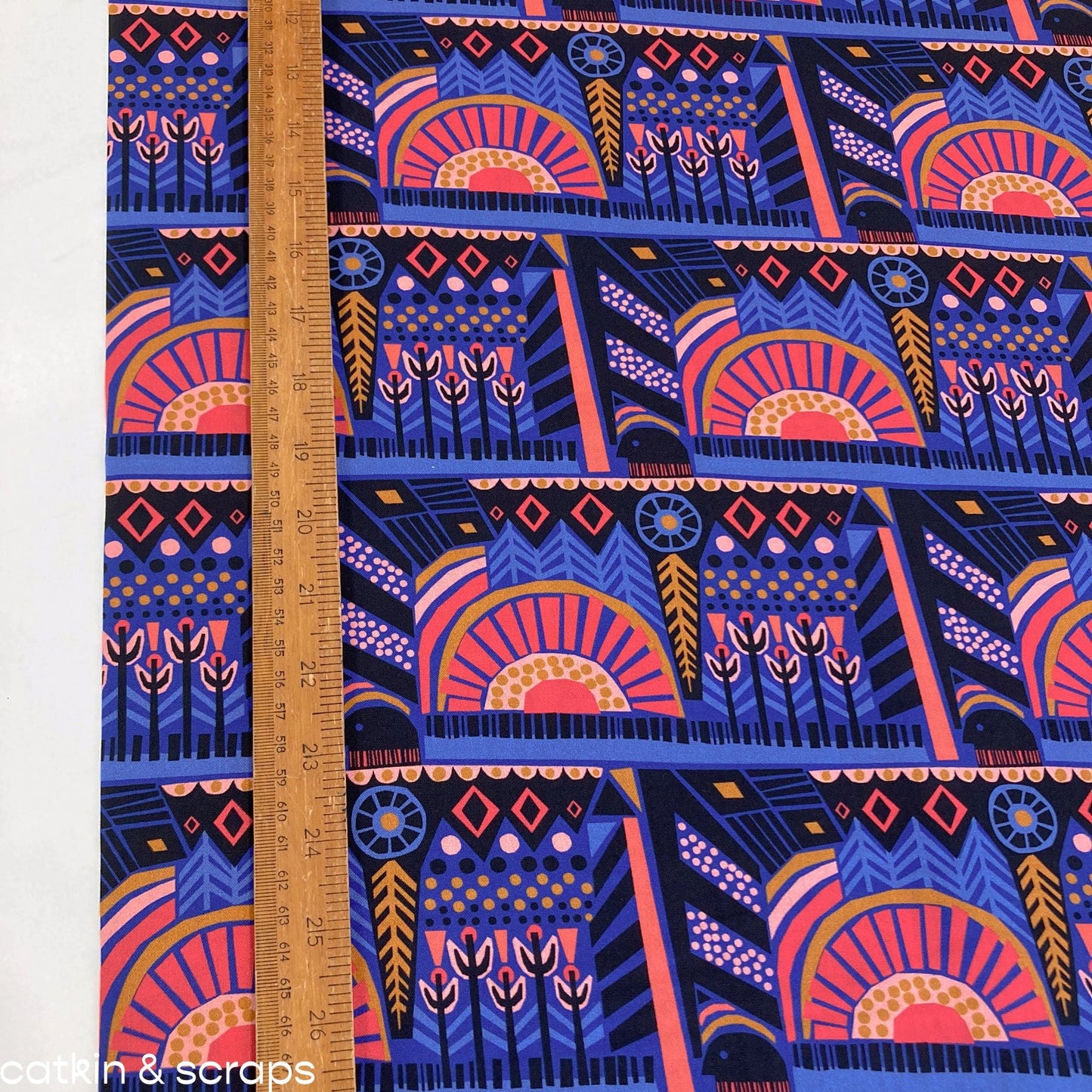 Cloud 9 'Fabled Land' Organic Quilting Cotton 'Pristine State'