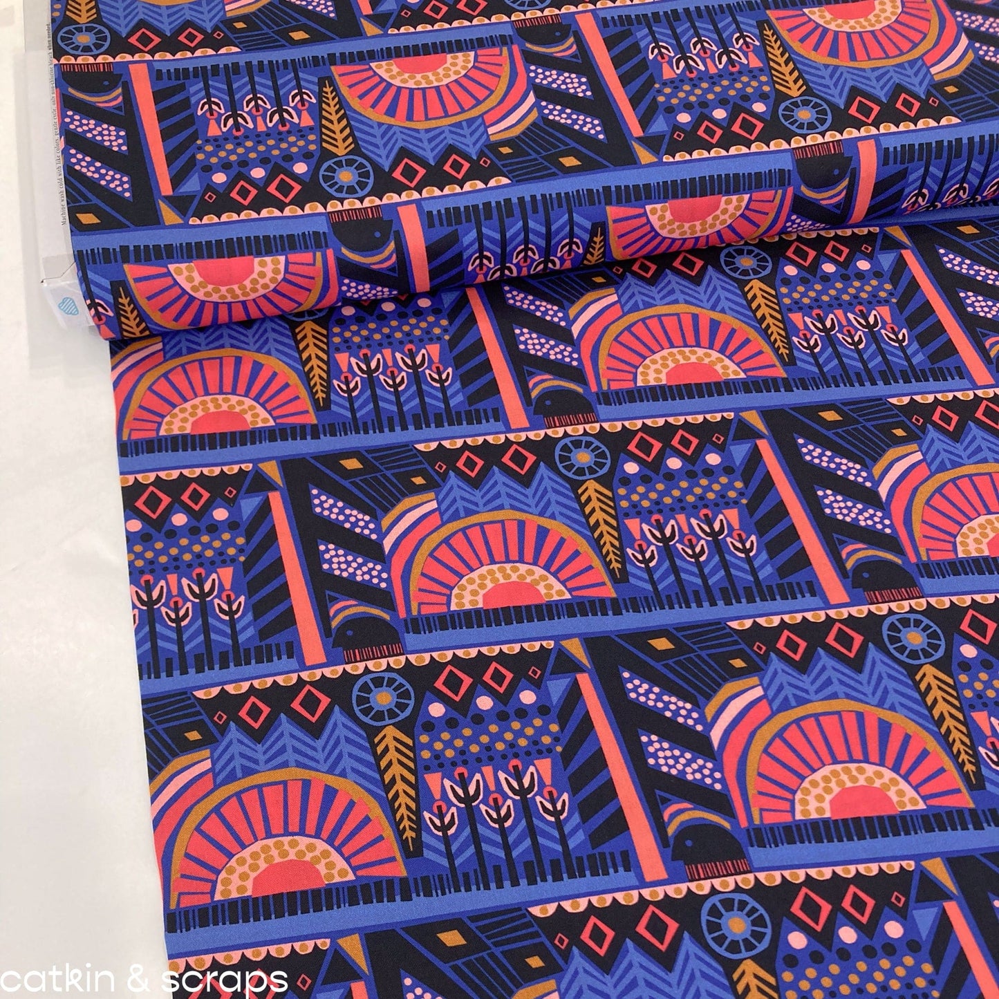 Cloud 9 'Fabled Land' Organic Quilting Cotton 'Pristine State'