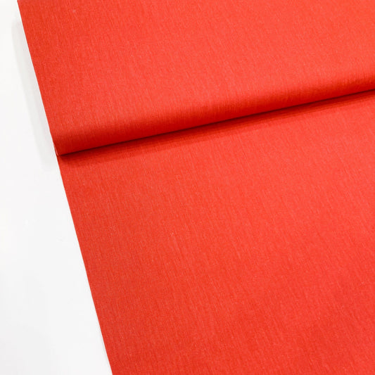 Cloud 9 Cirrus Solids: Organic Cotton Yarn-Dyed Crossweave in 'Lava'