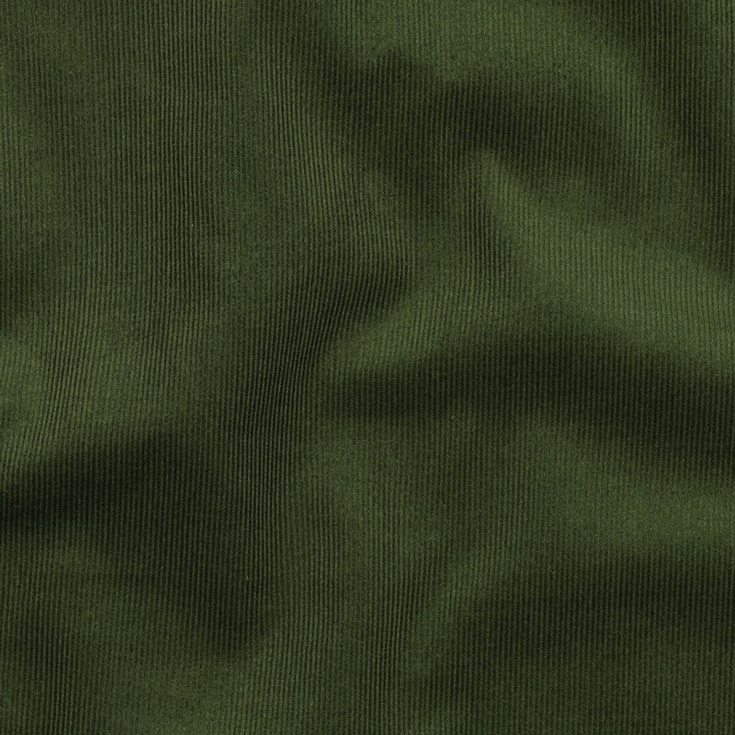 Cotton Needlecord in Forest Green