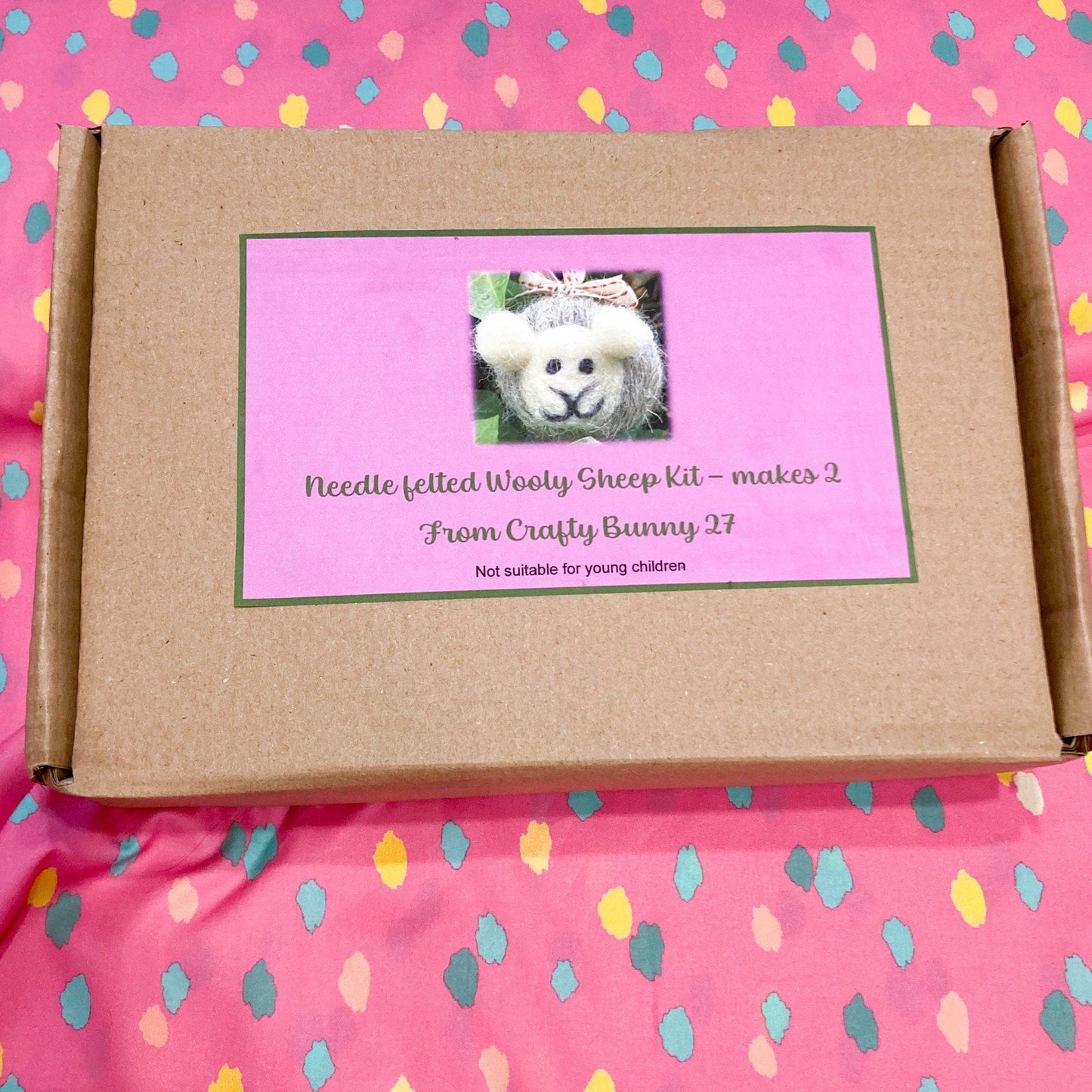 Eco-Friendly Needle Felting Kit - Sheep
