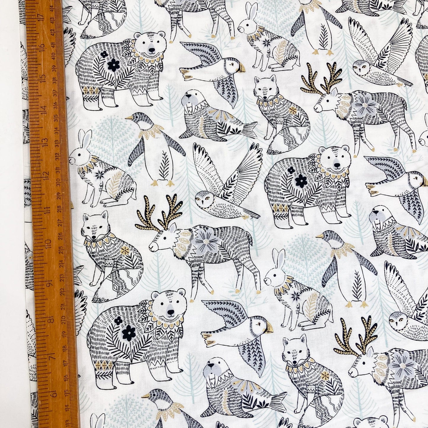 Dashwood Studio Quilting Cotton 'Arctic' White