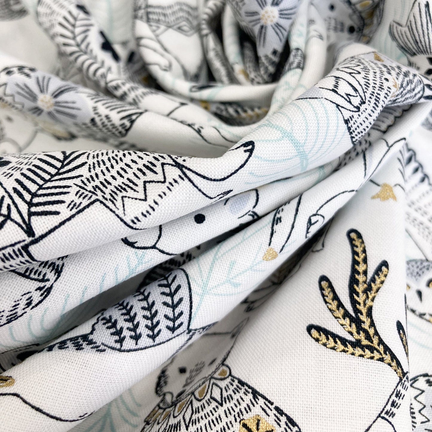 Dashwood Studio Quilting Cotton 'Arctic' White
