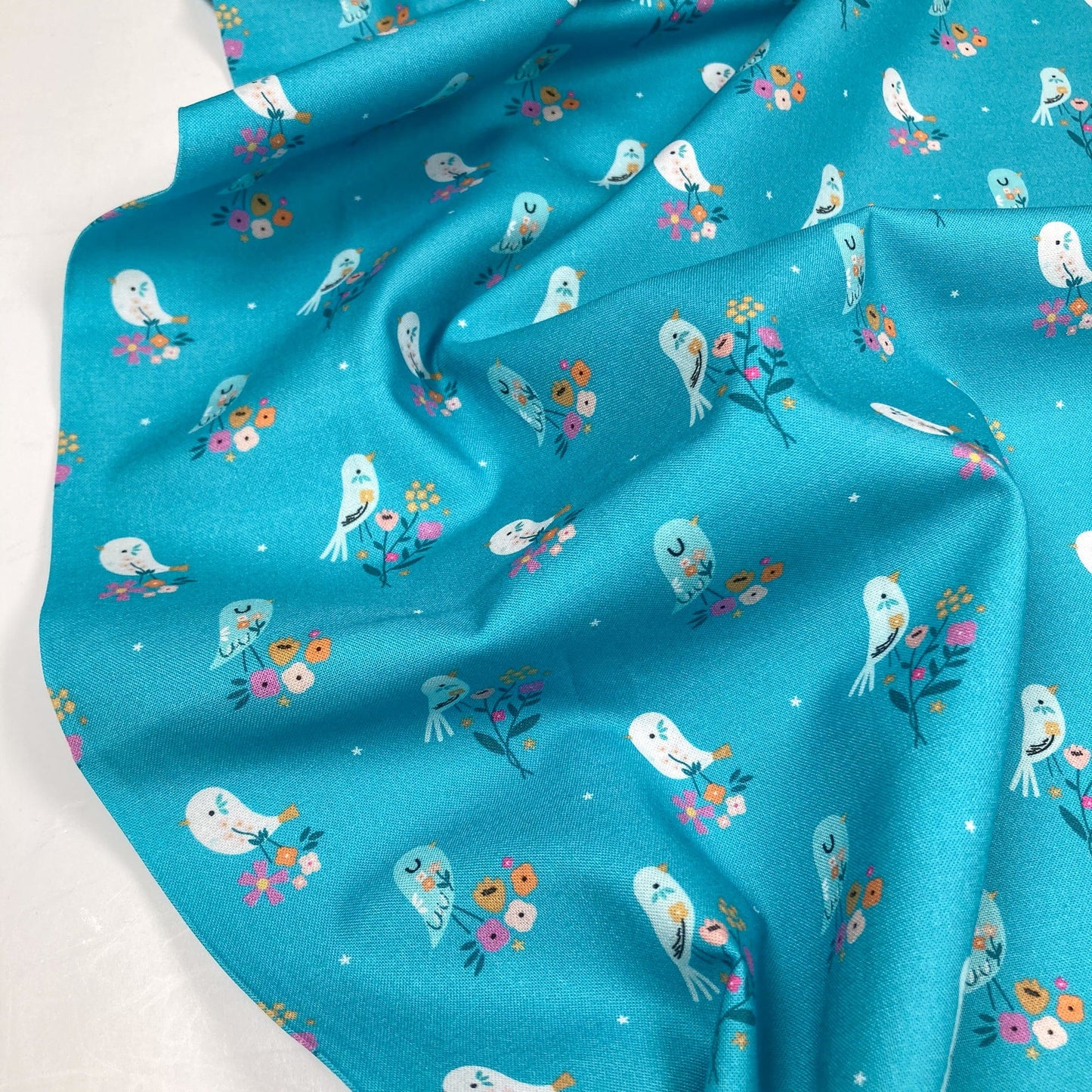 Dashwood Studio Quilting Cotton: Spring Meadow 'Birds'