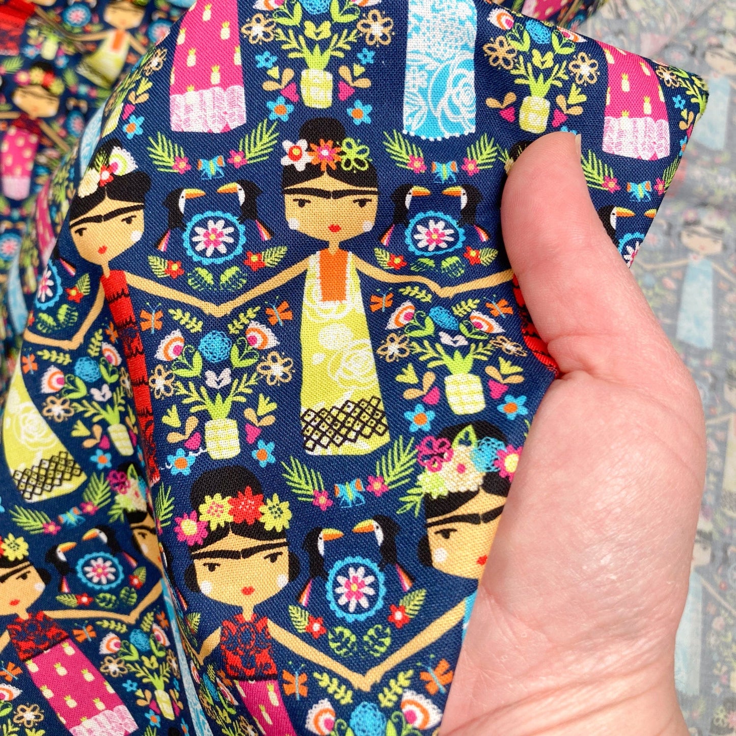 Dashwood Studio Quilting Cotton 'Viva La Vida' Frida