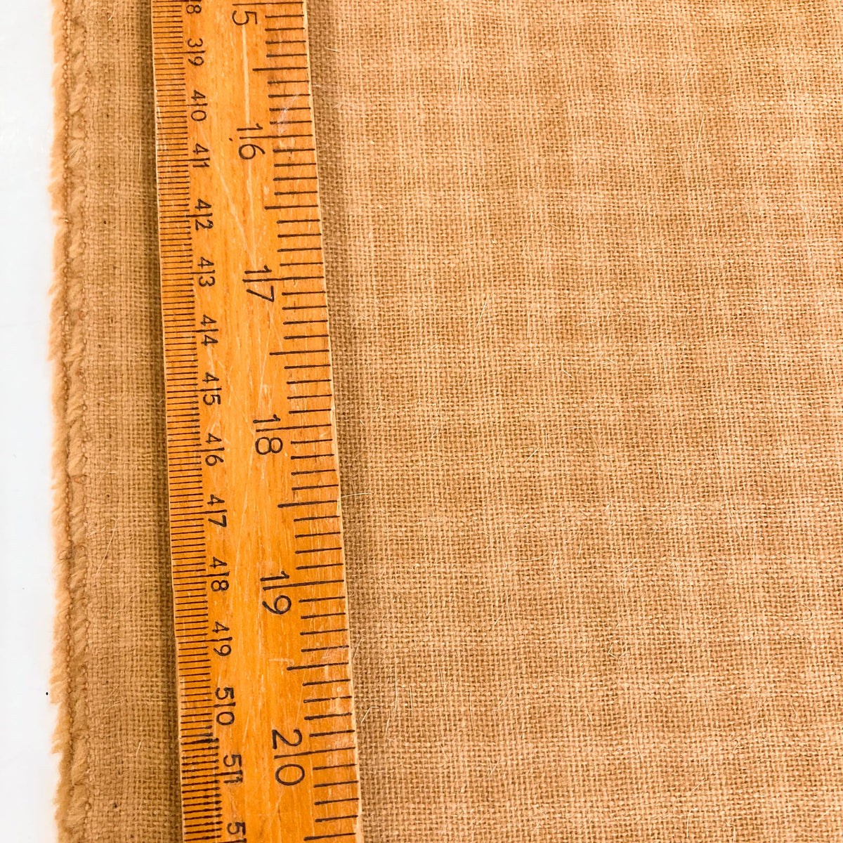 Deadstock: Wool Mix Flannel in Mocha Check