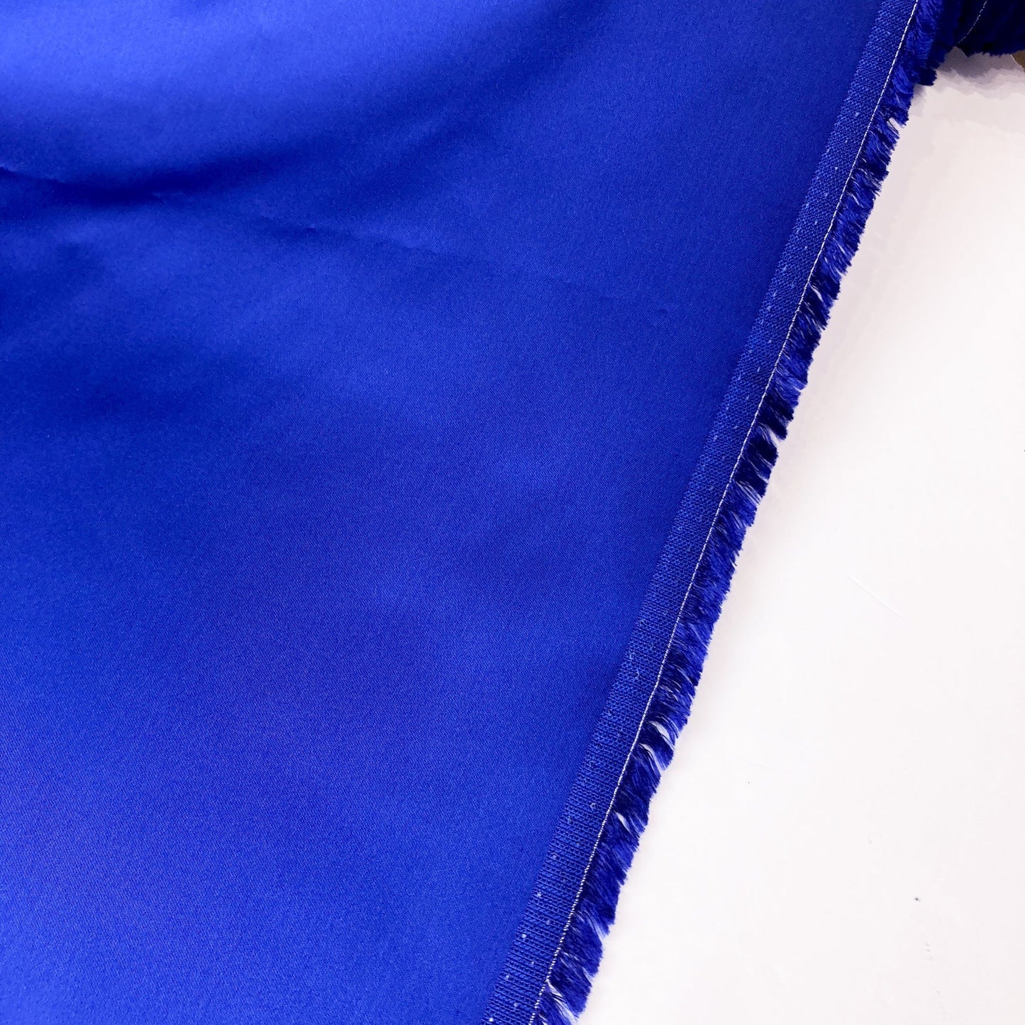 Designer Deadstock: Luxury Viscose Satin in Royal Blue