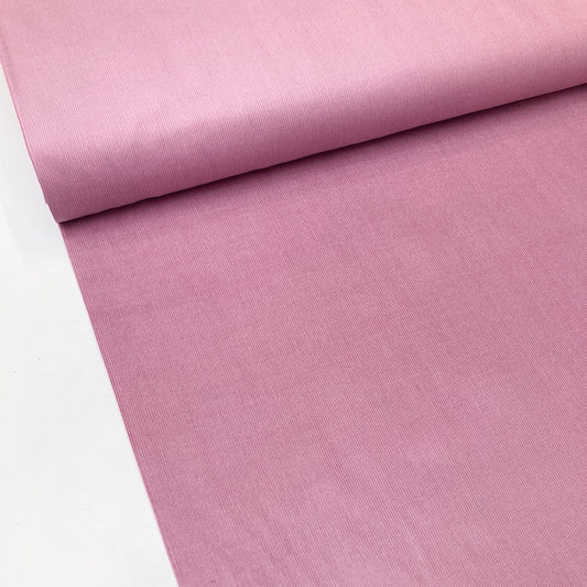 Cotton Needlecord in Lavender Pink