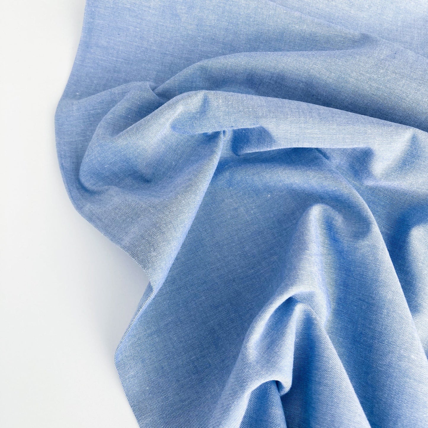 Classic Cotton Chambray in Sky Blue