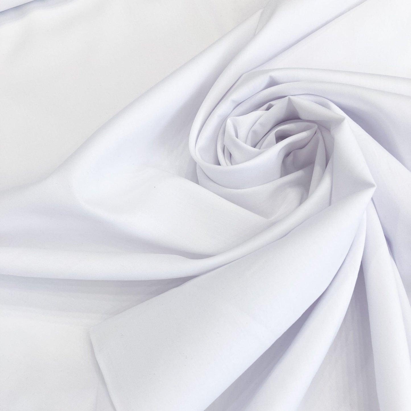 Organic Cotton Lawn in White