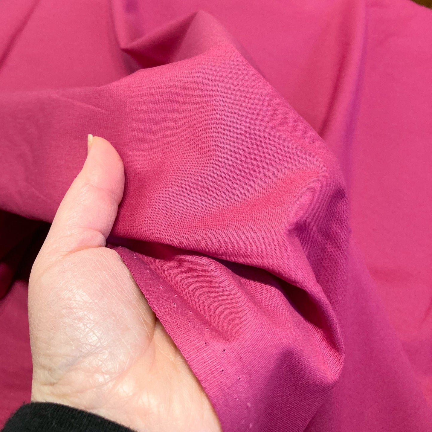Organic Cotton in Raspberry Pink