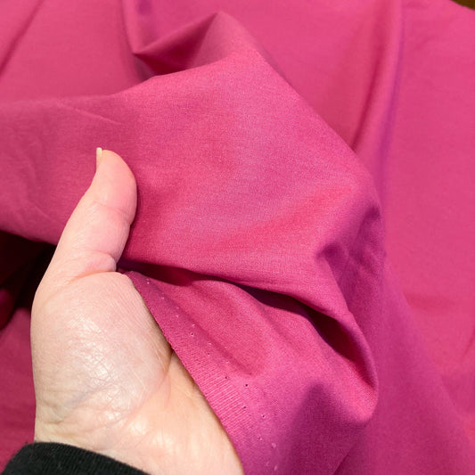 Organic Cotton in Raspberry Pink