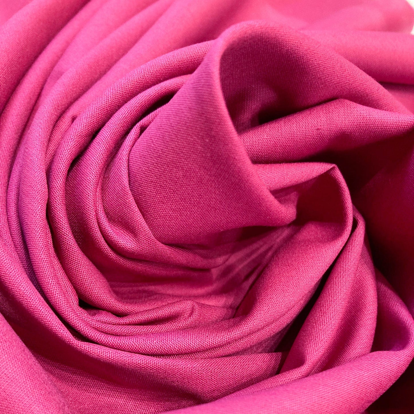 Organic Cotton in Raspberry Pink