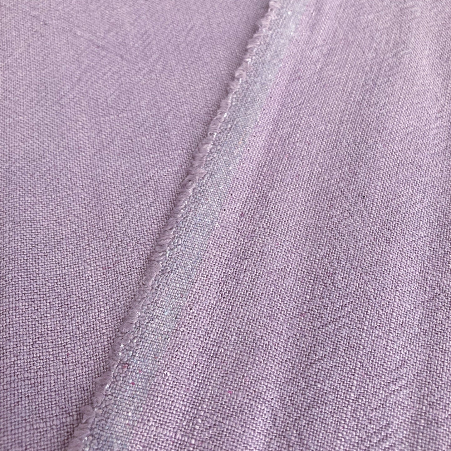 Stonewashed Linen & Viscose Mix in Dusky Mauve