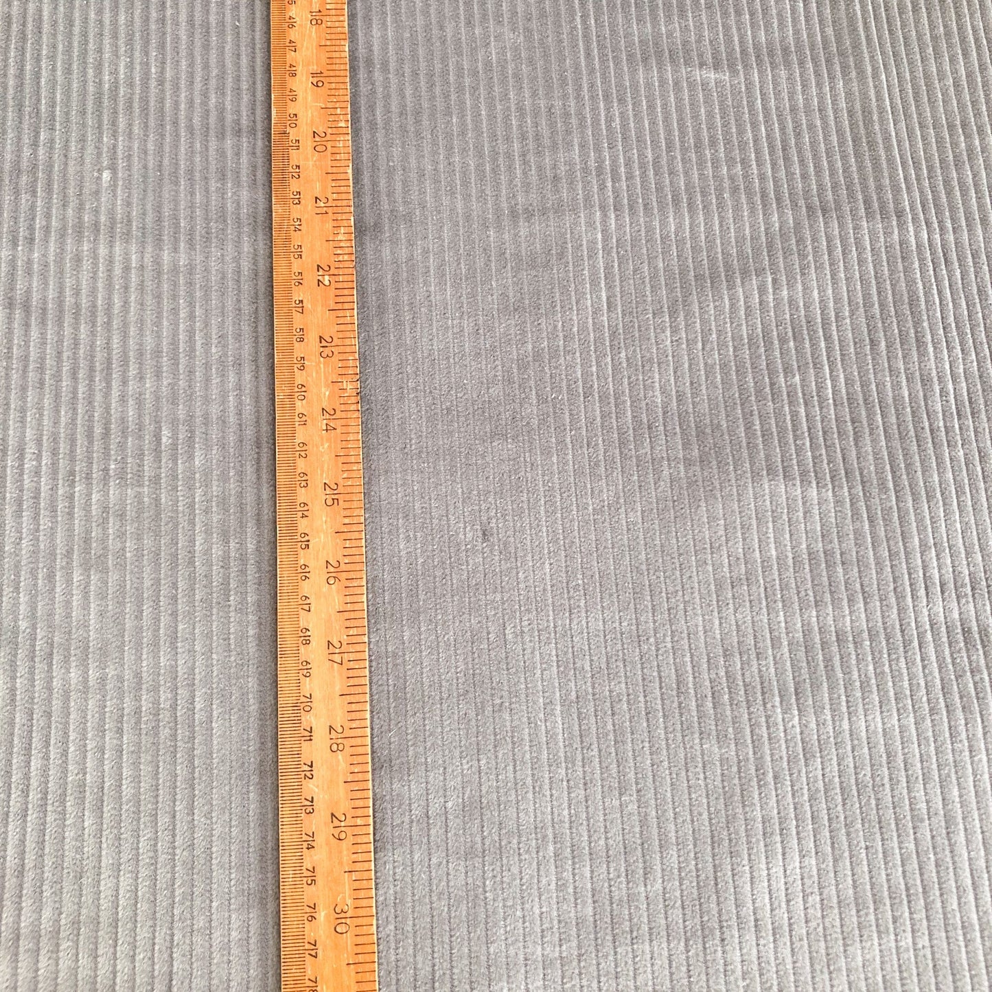 Washed Cotton Jumbo Corduroy in Grey