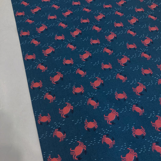 Deadstock: Ex-Joann Quilting Cotton 'Crabs'