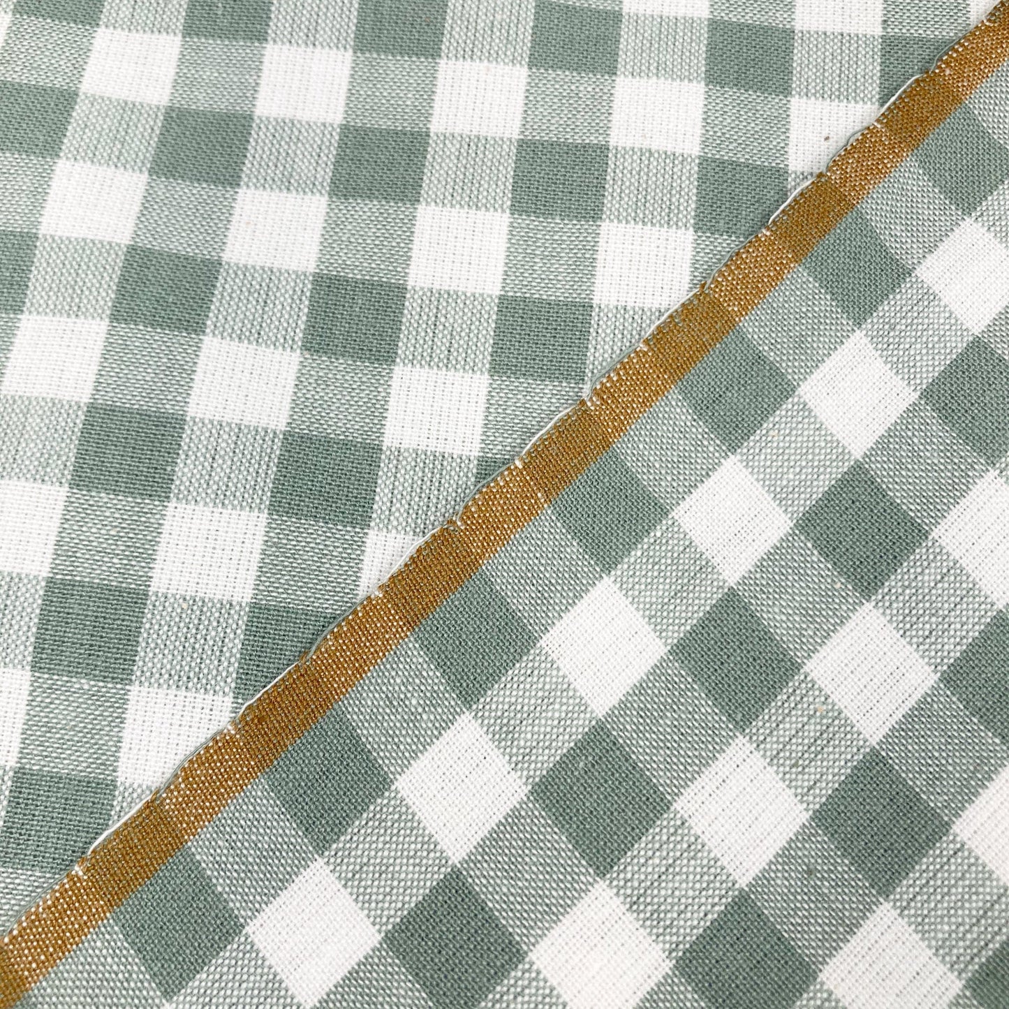 Fableism 'Camp Ginghams' Woven Cotton 'Granite'