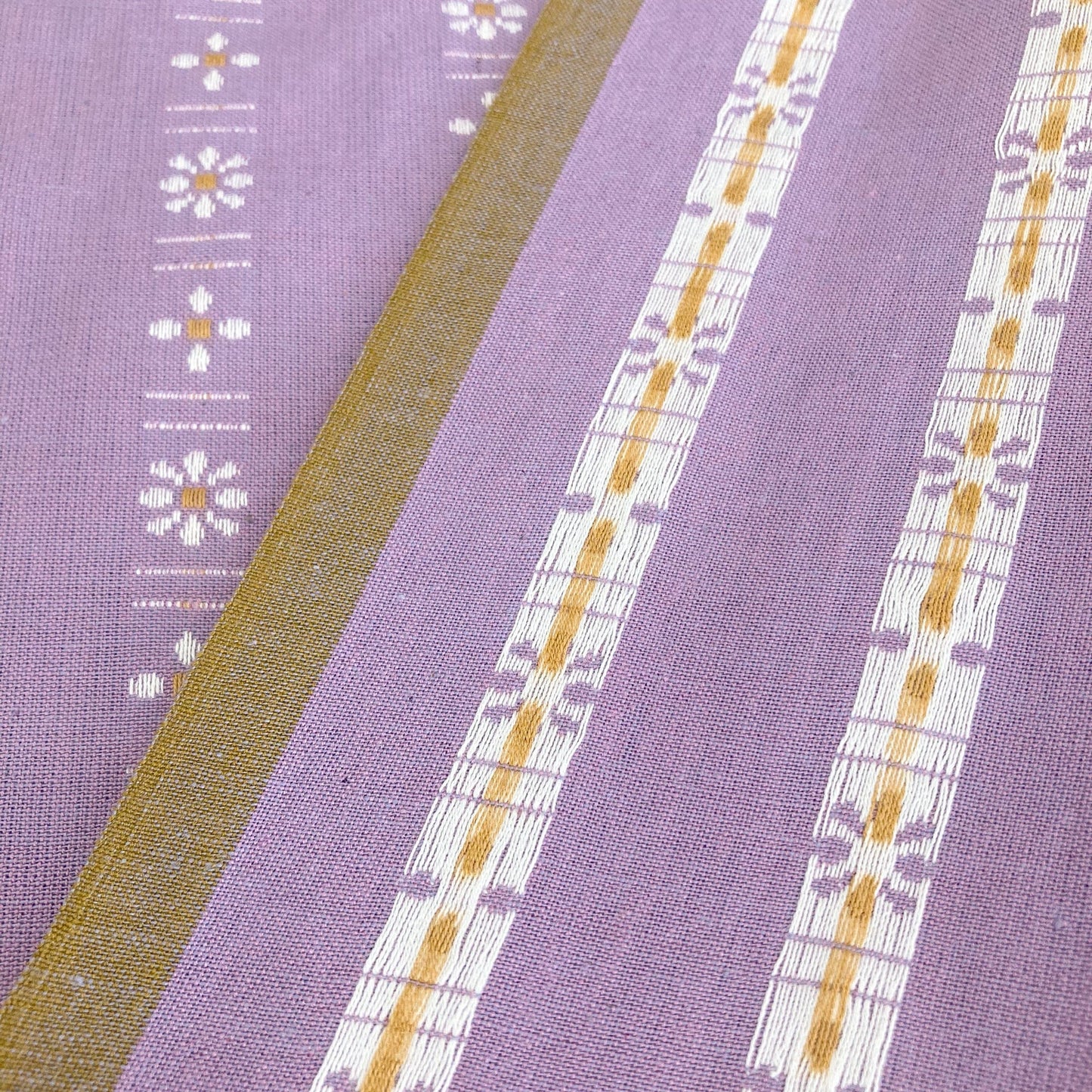 Fableism 'Forest Forage' Woven Cotton 'Lavender Sachet Daisy'