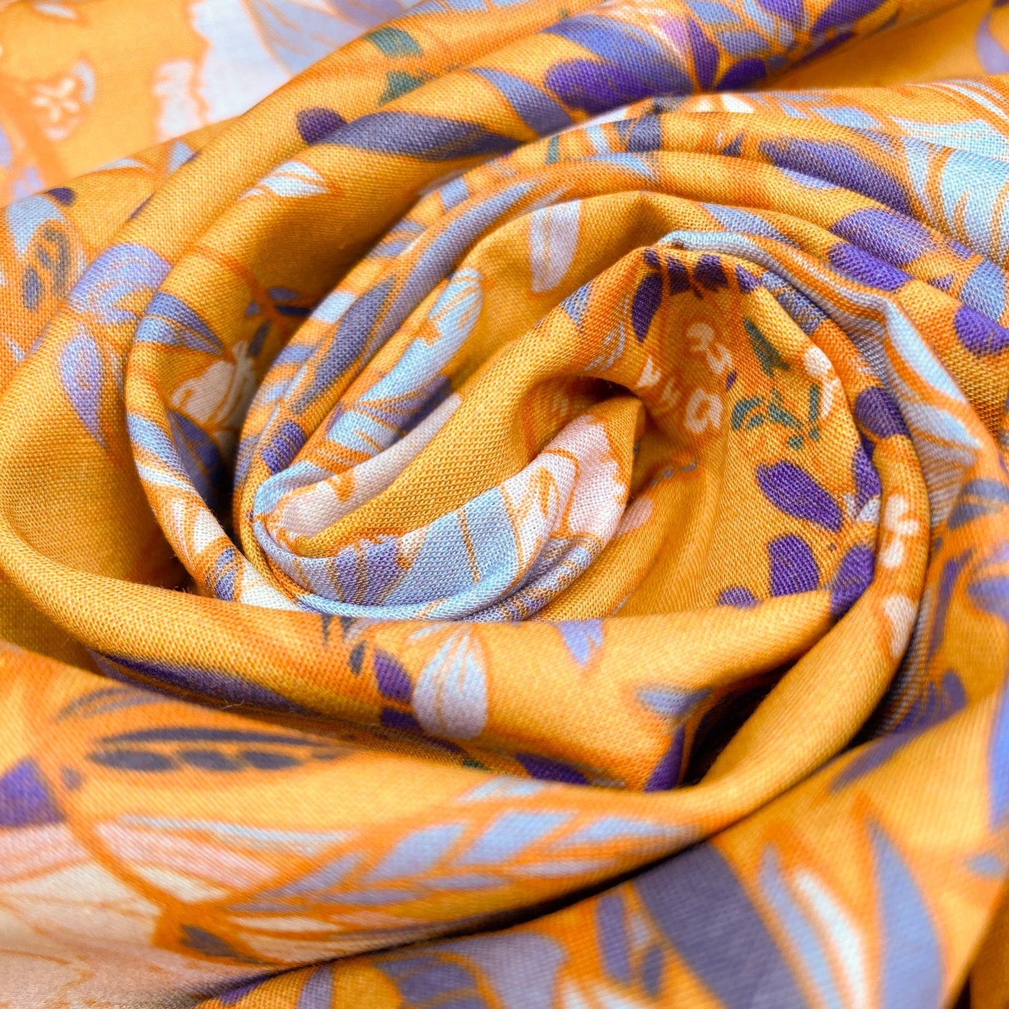 Fabric Freedom Cotton Lawn 'Mustard Floral'