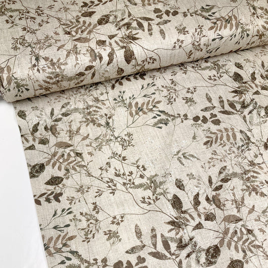 Deadstock: Ex-Joann Quilting Cotton 'Linen-Look Floral'