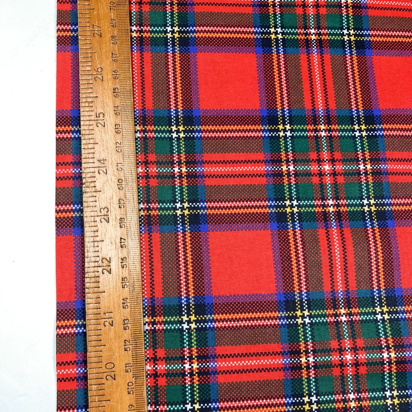 Deadstock: Ex-Joann Quilting Cotton 'Red Tartan'