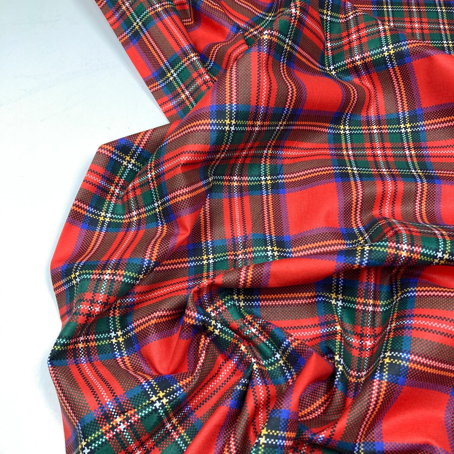 Deadstock: Ex-Joann Quilting Cotton 'Red Tartan'