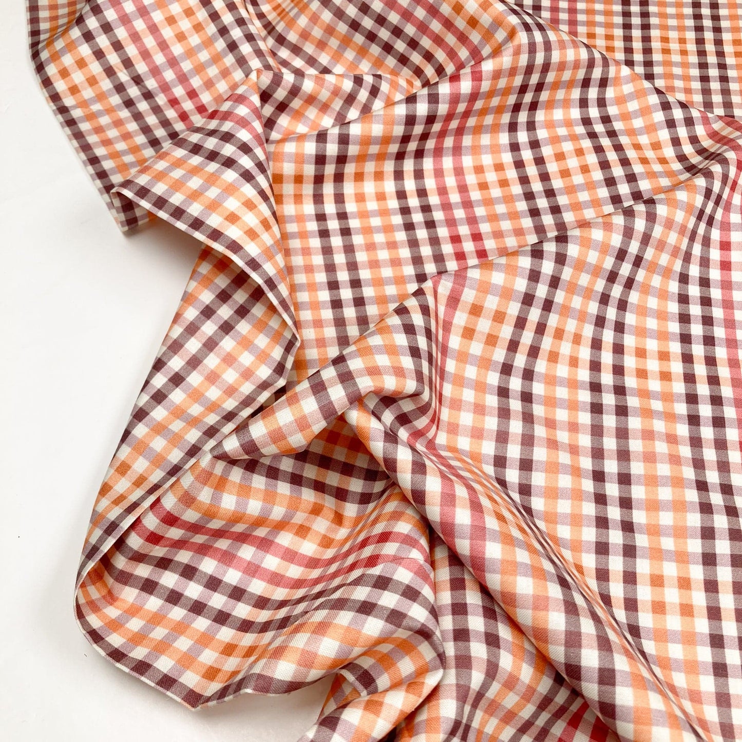 Deadstock: Ex-Joann Quilting Cotton 'Warm Check'