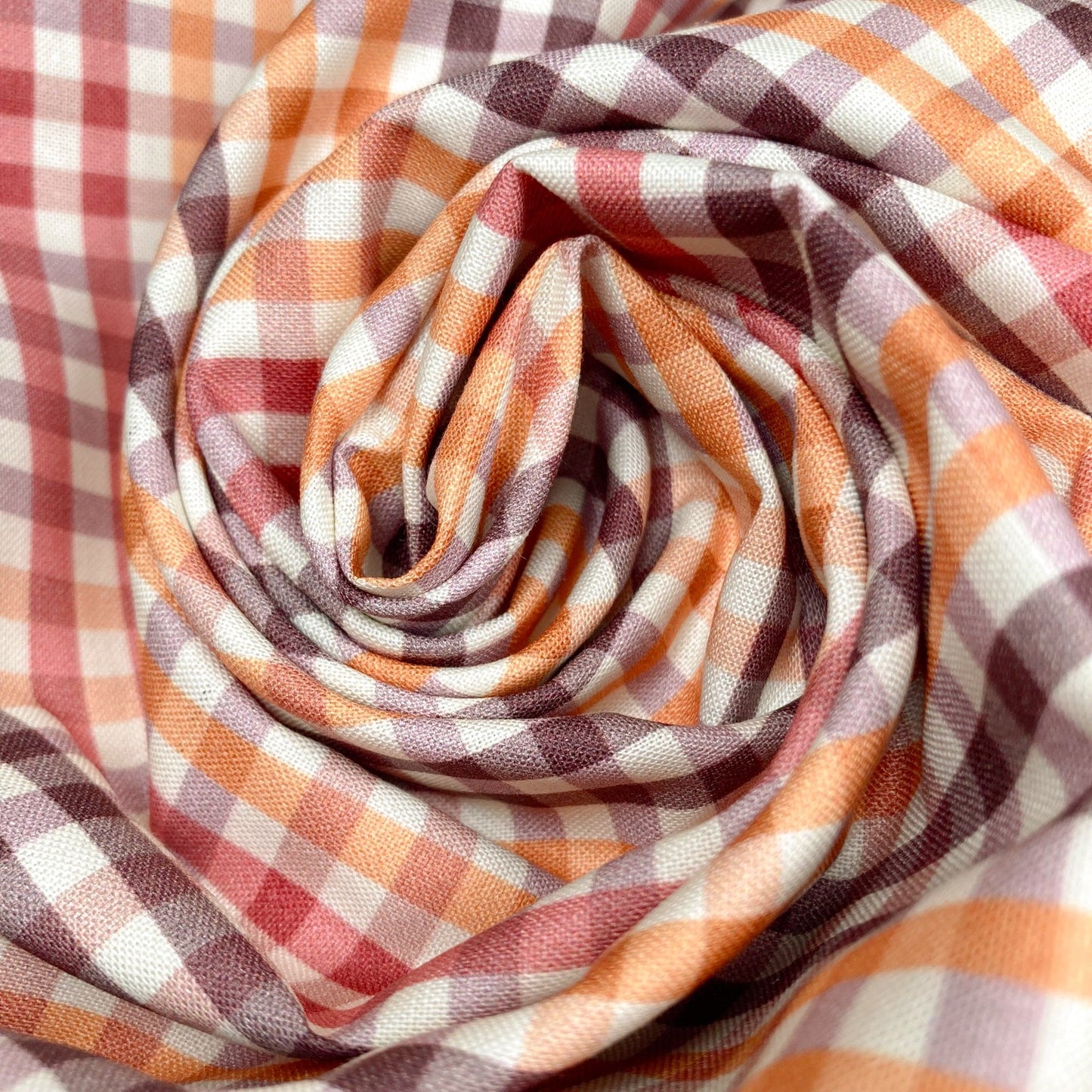 Deadstock: Ex-Joann Quilting Cotton 'Warm Check'